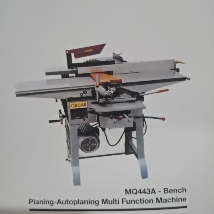 Mesin Multifungsi Kayu Meja (Planer Jointer Cutting) Oscar Mq 443 A