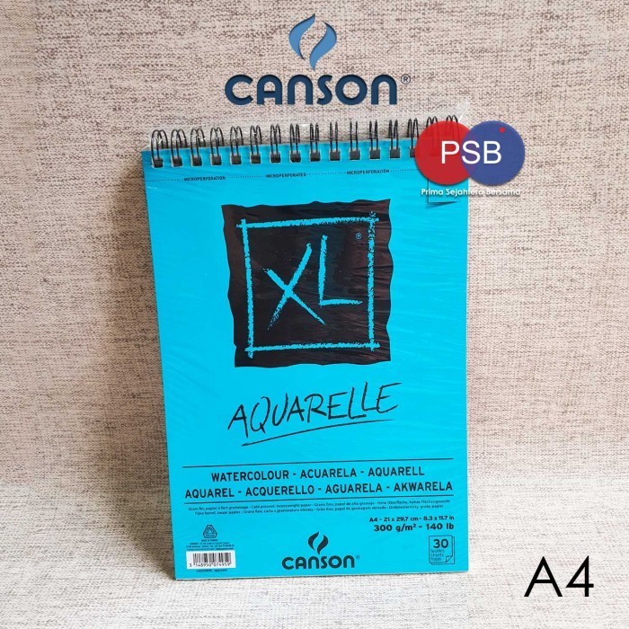 

Canson Xl Aquarelle A4 Watercolour Pad / Buku Cat Air / Buku Gambar