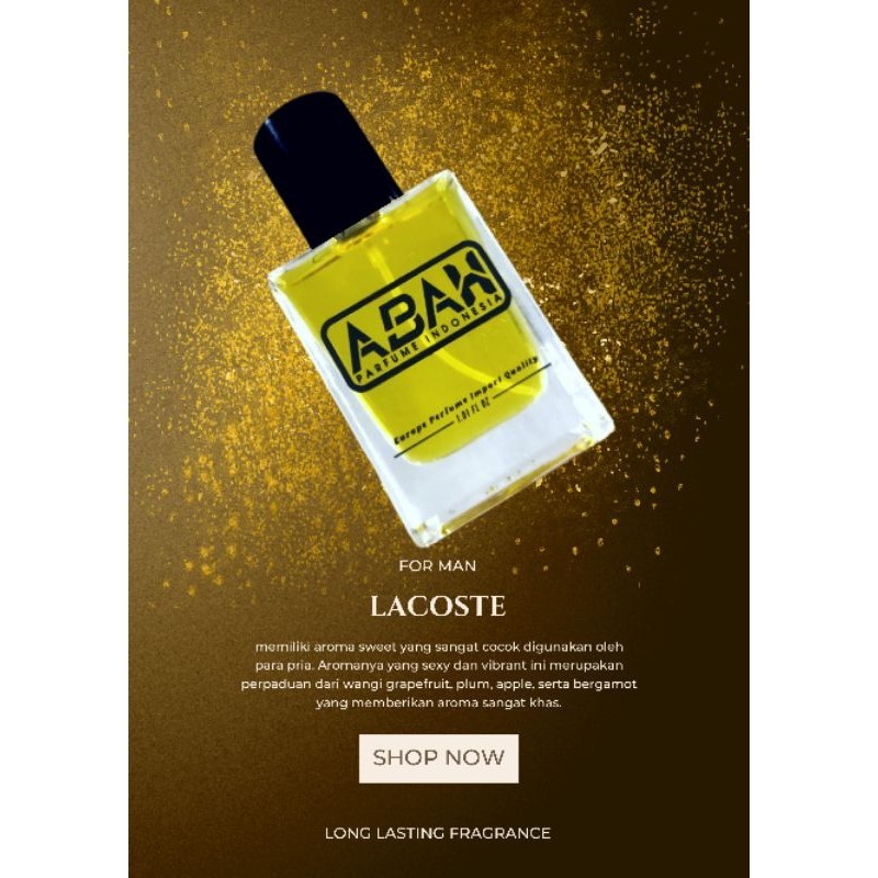 Abah Parfume parfum LACOSTE parfum pria parfum tahan lama