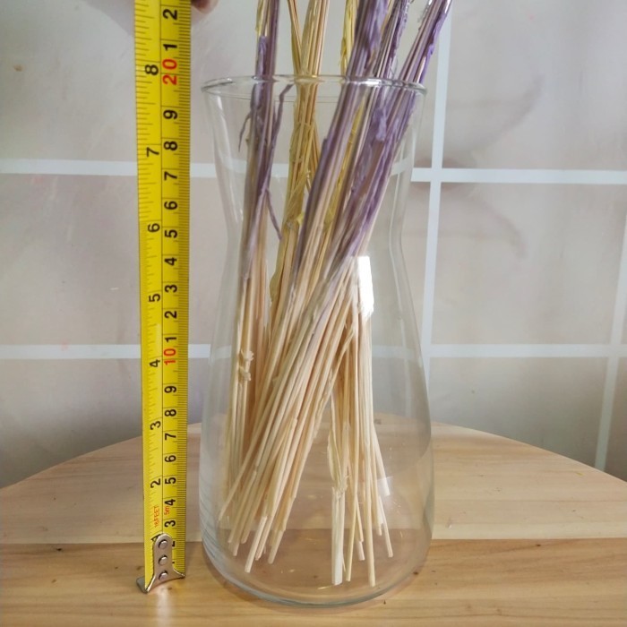 Vas Kaca Tinggi 20 Cm / Vas Bunga Kaca