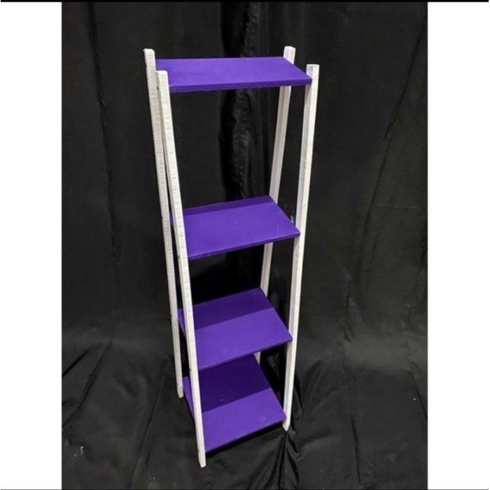 Rak Bunga Kayu Model Tangga /Rak Kayu Bunga Viral/Tempat Bunga/Tempat