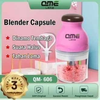 Blender Kapsul Multifungsi 450Ml Qme/Chopper Blender Daging Buah Sayur