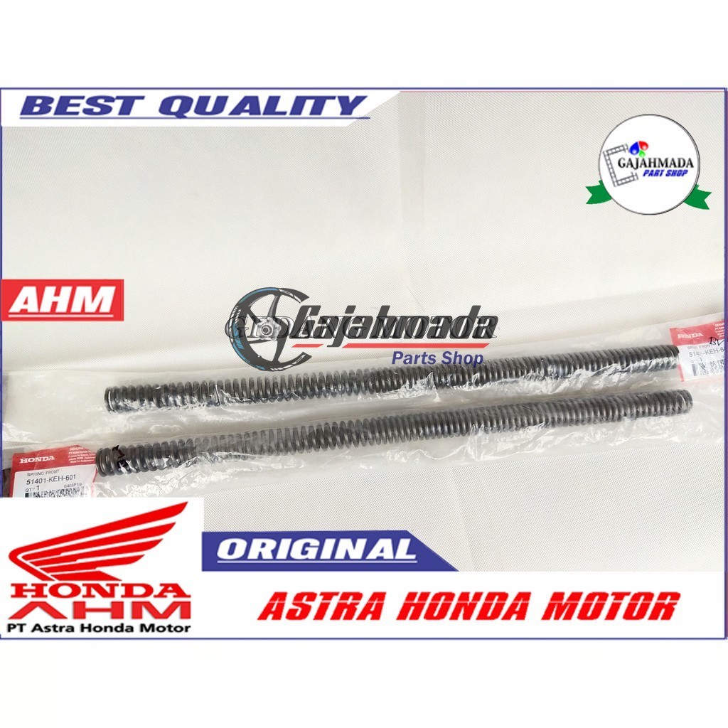 PER PIR SKOK SHOCK DEPAN MEGAPRO PRIMUS 2007 SET ISI 2 ORIGINAL HONDA