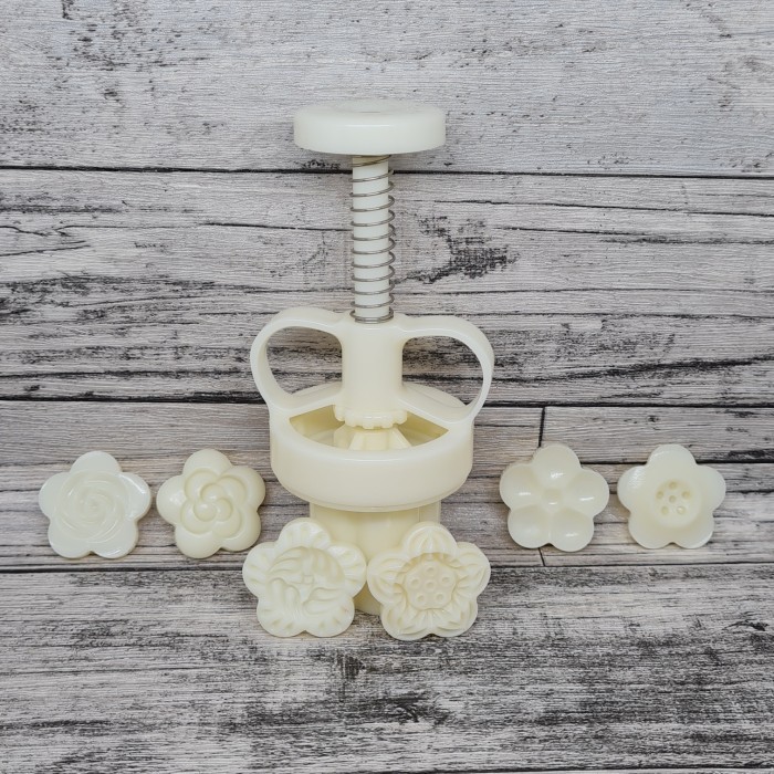 

JJ960 set 6pcs cetakan nastar Flower 25gr / mooncake mould /kue bulan CUCI GUDANG