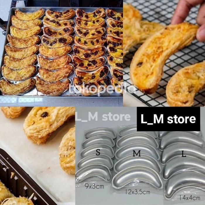 

EW350 cetakan banana milk crispy pisang susu / cetakan kue 1 pak isi 10 pcs BIG SALE