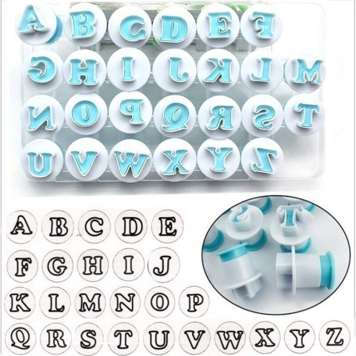 

LL593 ALPHABET ANGKA Plunger Cetakan Fondant Dekorasi Kue NUMBER HURUF KUE TERMURAH