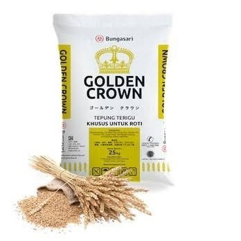 

TF194 Tepung protein tinggi Golden Crown 25kg TERBARU
