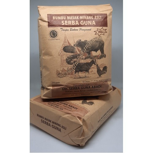 

WN195 Bumbu Masak Minang 500gram / Asli Serbaguna TERBARU