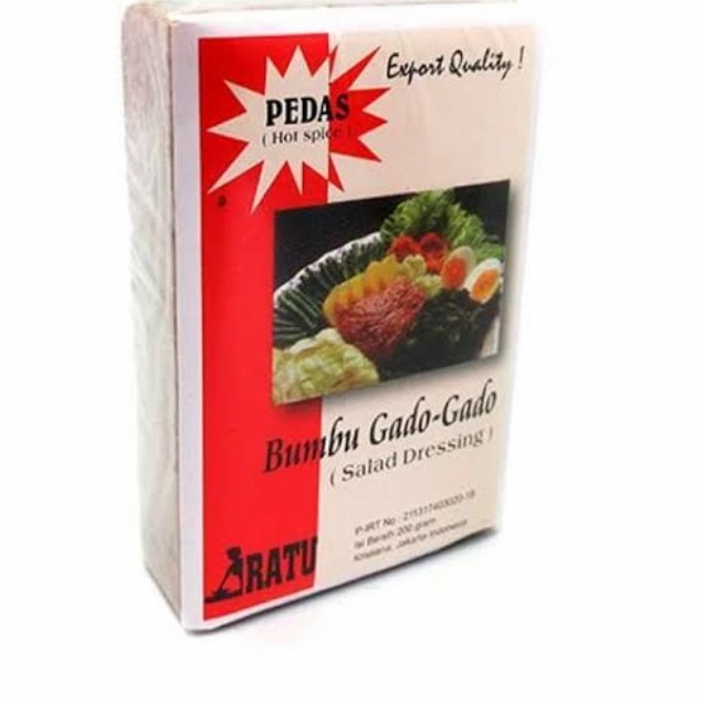 

HB195 Ratu Gado Gado Pedas Bumbu Masak Instan 250g PROMO SPECIAL
