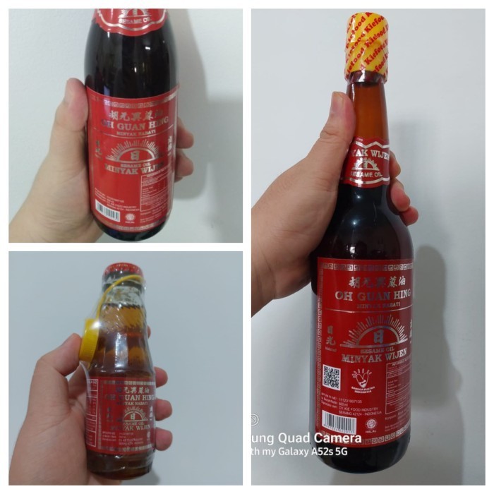 

GJ112 Oh Guan Hing Minyak Wijen Nabati Sesame Oil Bumbu Bahan Masakan 100ml FREE ONGKIR