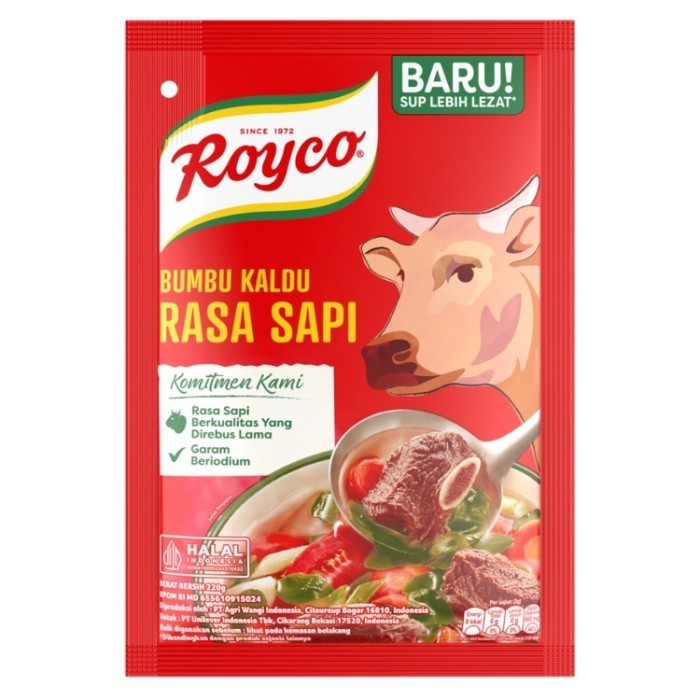 

HB951 (BUMBU BAHAN MASAKAN) ROYCO BUMBU KALDU ALL VARIANT 220GR SALE