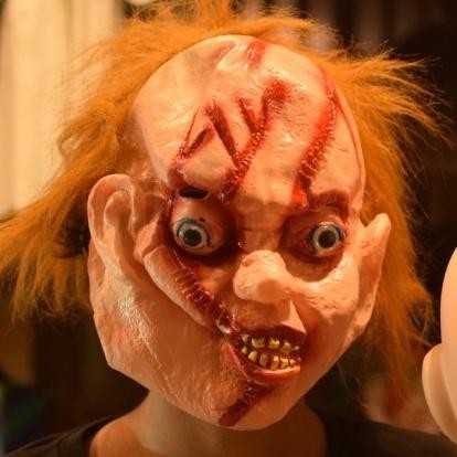 BDC TOPENG KARET TOPENG FULL KEPALA TOPENG LATEX TOPENG CHUKY TOPENG HALLOWEEN TERLARIS