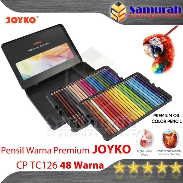 

Pensil Warna Joyko Cp Tc126 48 Warna Premium Oil Cp-Tc126-48 Colours -Anza Wahda