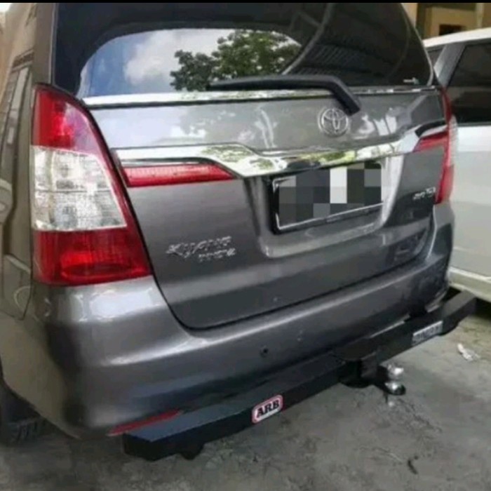 Paket Towing Tanduk Bemper Besi Depan Belakang Arb Innova Innova Lama