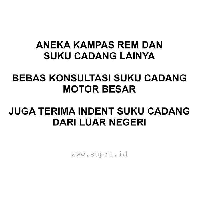 NEW KAMPAS REM DEPAN MOTOR HYOSUNG AQUILIA 125 SBP611