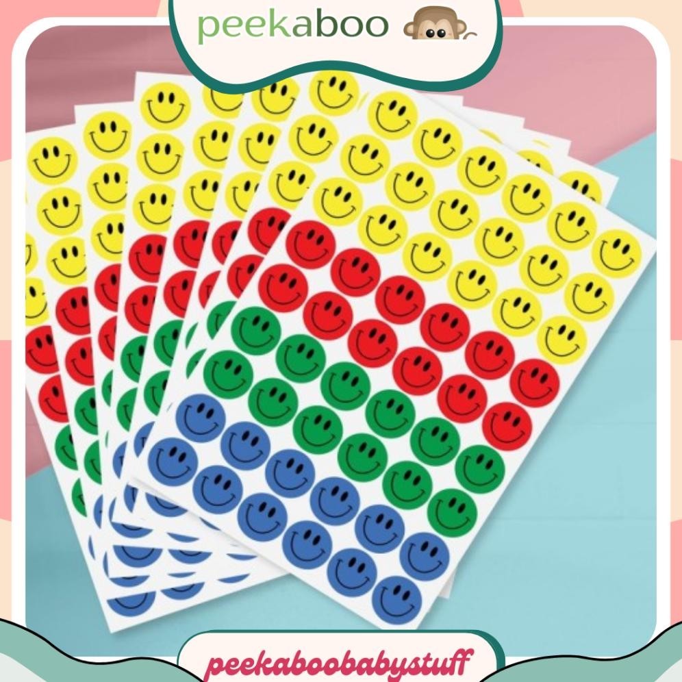 

New Arrival Sticker Rewards Anak - Smile Yellow Rgb || Sticker Reward Anak || Stiker Lucu Diy Murah Limited