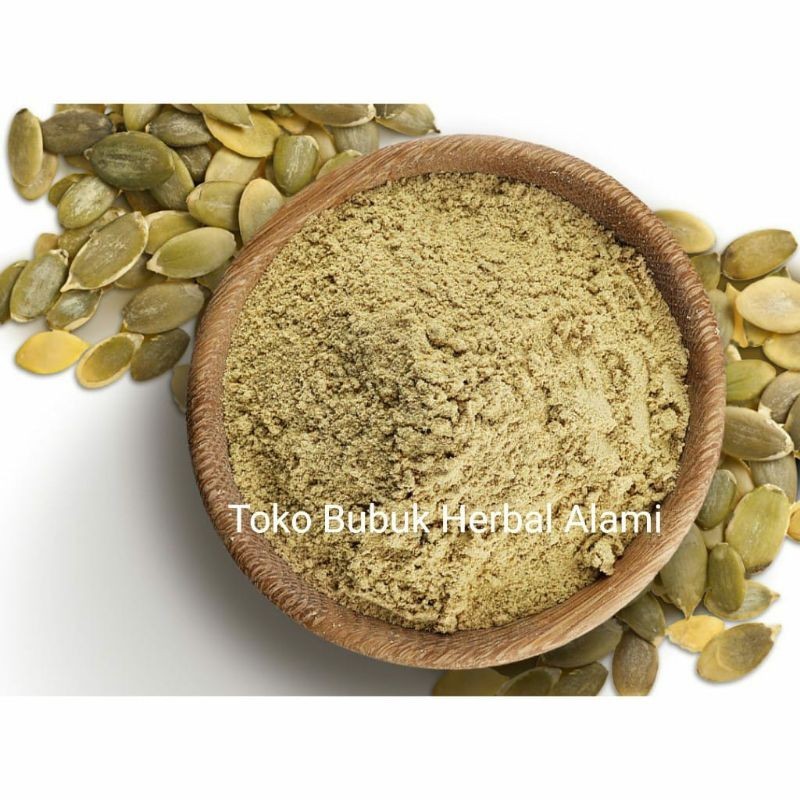 

TEPUNG BIJI LABU SANGRAI / ROASTED PUMKIN SEEDS POWDER 100gram