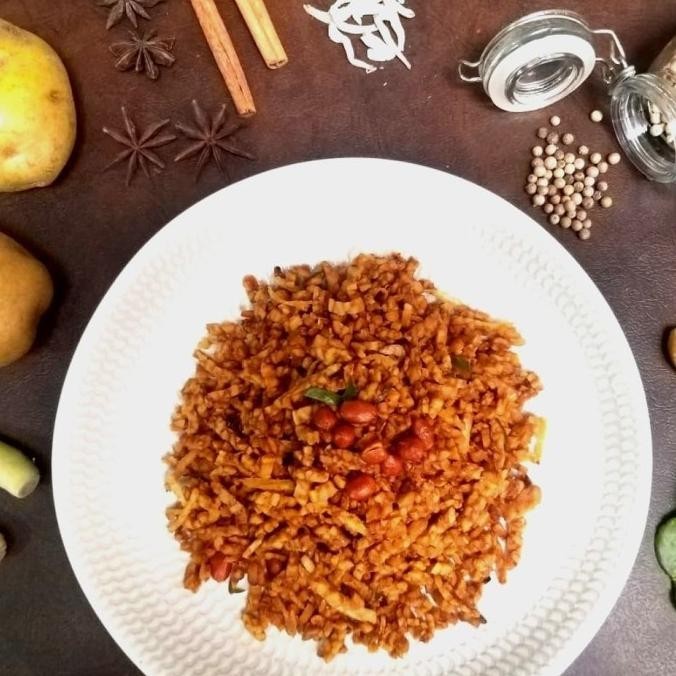 

NEW PRODUK KERING TERI KENTANG TEMPE KACANG - OMA LIEM - UKURAN SEDANG !!!!!