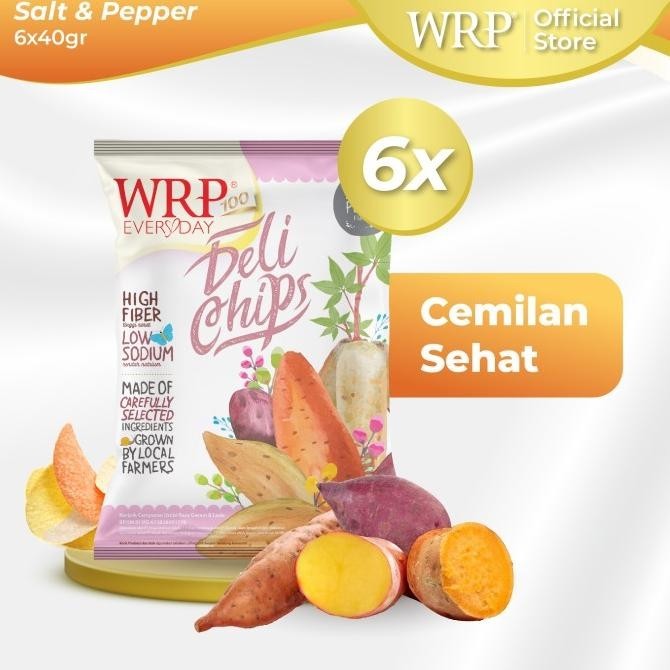 

TERBARU WRP DELICHIPS SALT & PEPPER 40GR (BUNDLE 6) !!!!!
