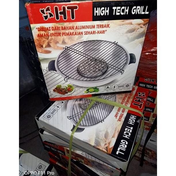 TERLARIS Grill Alat Pemanggang Sate Panggangan Barbeque Grill Wajan panci serbaguna happycall happy 