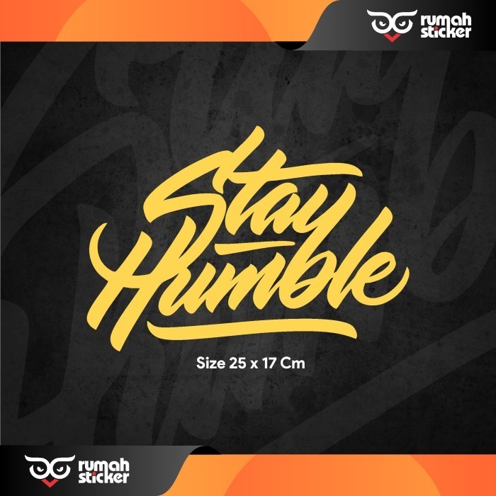 Termurah Sticker Stiker Cutting Body Vespa Scoopy Genio Dll Stay Humble Premium