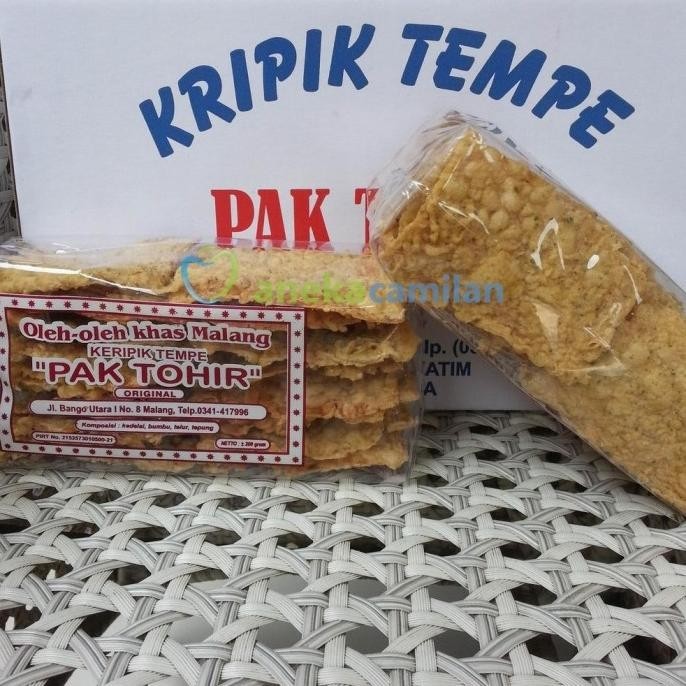 

READY STOCK KERIPIK TEMPE PAK TOHIR KHAS MALANG PAKET 1KG ISI 4 !!!!!