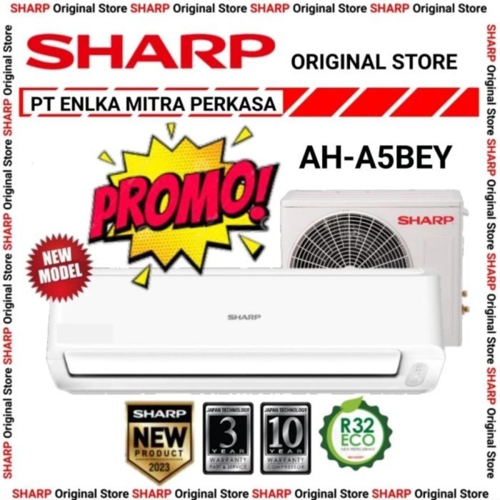 Ready AC SHARP AH - A5UCY 1/2 PK AC SHARP 5 UCY TURBO AH-A5UCY UNIT ONLY