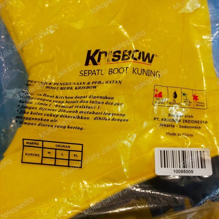 SEPATU SAFETY BOOTS KRISBOW 10095007 ORIGINAL