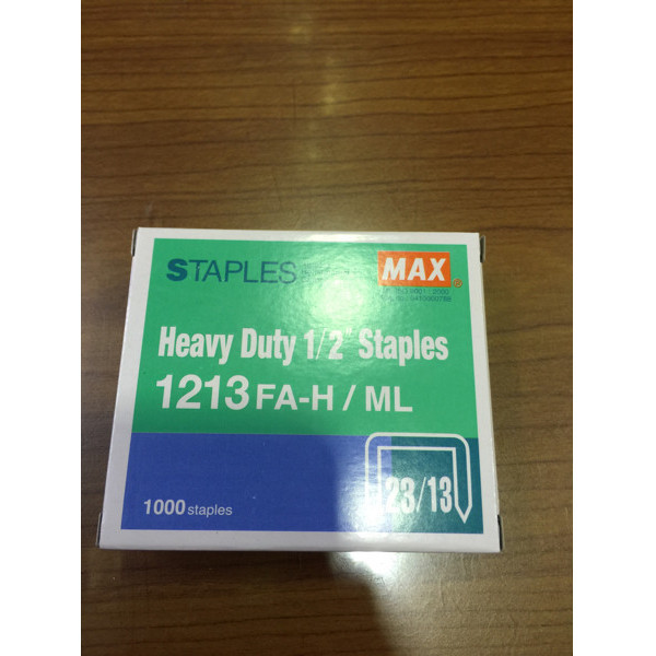 

Promo Isi Staples Max Heavy Duty 1/2" 1213 Fa-H / Ml /23/13 Original High Quality