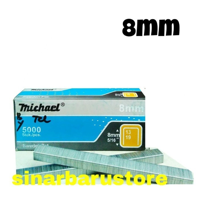 

For Sale Isi Staples/Steples Tembak Isi 5000Pcs "Michael" 8Mm-5/16" Ready Stock