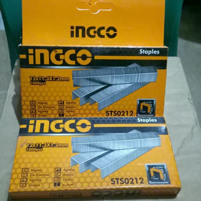 

Terbatas Isi Staples 12Mm(12X11.3X1.2Mm) Isi 1000Pcs Diskon