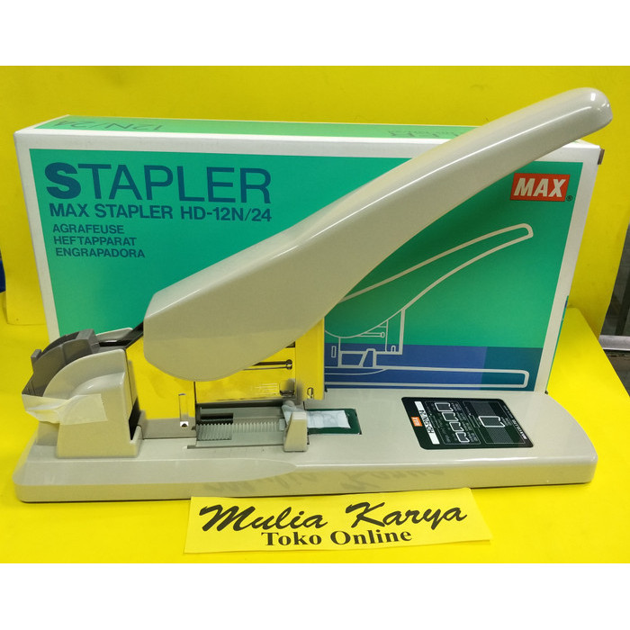 

Asli Stapler Max Hd-12N/24 ( Staples Jilid 30 Sd 240 Lembar ) Hd 12N24 High Quality