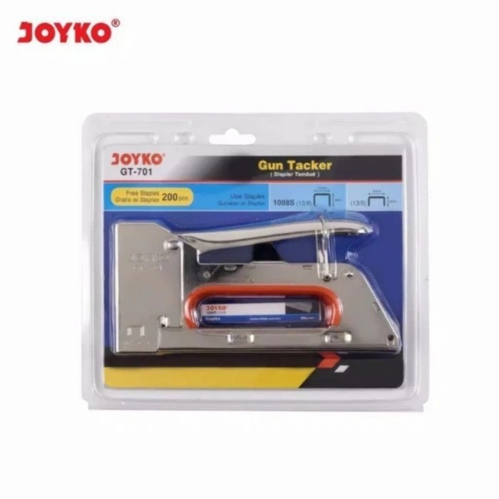 

Termurah Stapler Tembak Joyko Gt-701 Free Refill - Gun Tacker Staples Body Besi Bergaransi