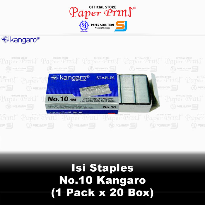 

Termurah Isi Staples No. 10 Kangaro - 20 Box Kecil Harga Khusus