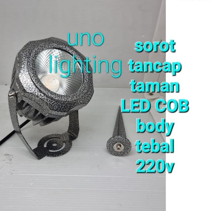 Spotlight Tancap Taman Led 20Watt 20W / Sorot Taman Cob 20 Watt 220V Tokofrinda