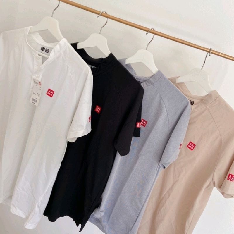 Promo Mega Sale 4.4 // POLO SHIRT TSHIRT UNIQLO SHANGHAI TOP KAOS KERAH BAJU POLO ORIGINAL HIGHT