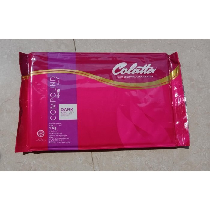 

Ready Colatta Dark Compound 1 KG Coklat Hitam Compound Chocolate Collata