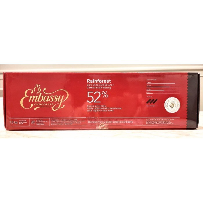 

Ready EMBASSY Couverture Dark Stick 52% 1,5 kg - Tulip Couverture Stick 52%
