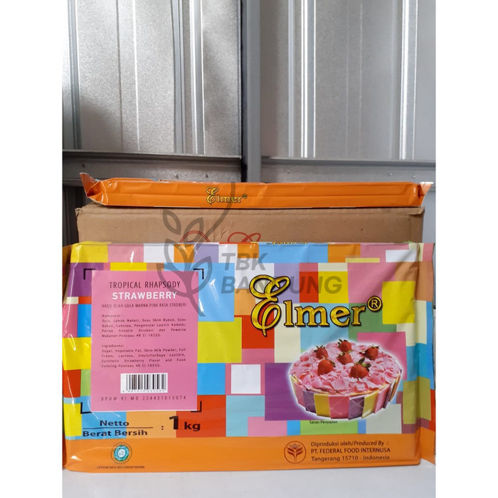 

Ready ELMER COMPOUND Cokelat Warna dan Varian 1kg Rasa