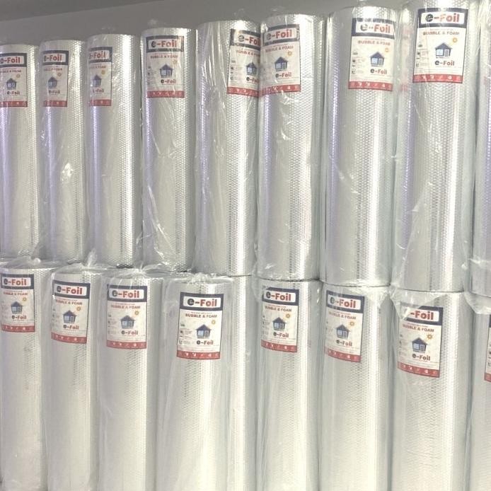 Alumunium Foil Bubble 4Mm E-Foil | Peredam Panas Atap Rumah