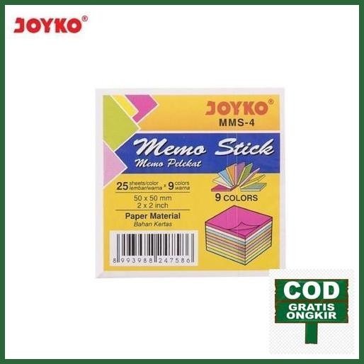 

Extra Memo Stick / Sticky Note / Kertas Memo / Memo Tempel Joyko Mms-4 Jaminan Original