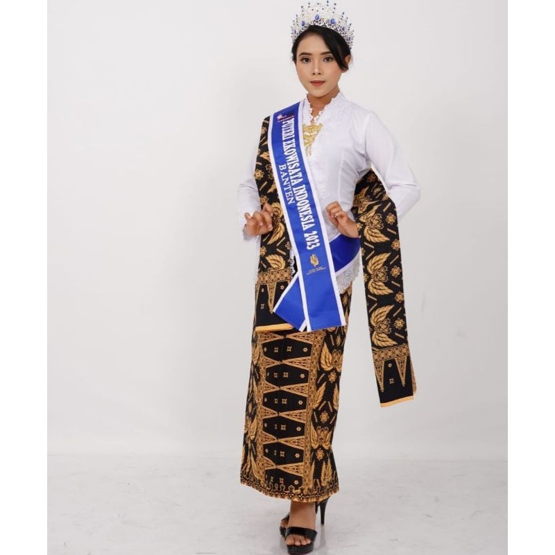 [ NEW ] BATIK WANITA MODERN Setelan Kebaya Encim Premium dan Rok Batik Banten Tapak Kebo