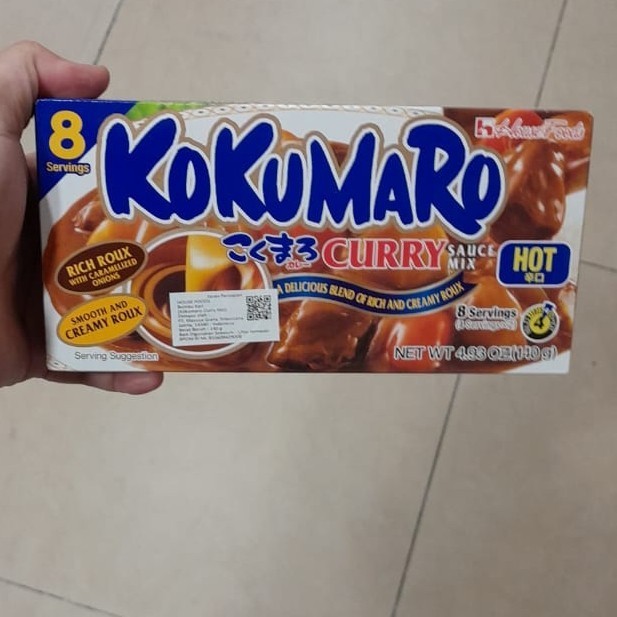 

Ready kokumaro curry hot 140gr smoth and creamy roux 8 serving