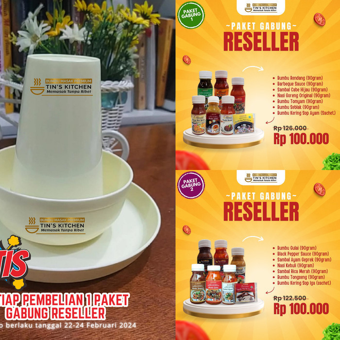 

Ready Paket Reseller Tin's Kitchen