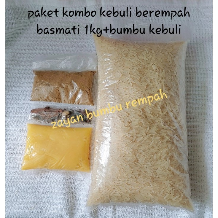 

Ready paket beras basmati 1kg+bumbu kebuli berempah