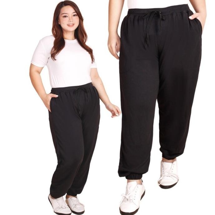 FELIS JUMBO - CELANA PANJANG JOGER BIG SIZE WANITA TRAINING OLAHRAGA CELANA OLAHRAGA CEWEK CELANA OL