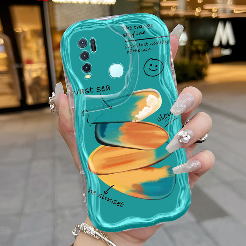 Casing Hp VIVO Y50 VIVO Y30 VIVO Y30i Case Casing pola terbaru aesthetic kartun lucu HP ponsel Kesin