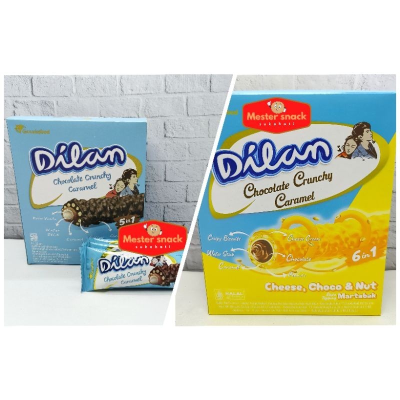 

Dilan Chocolate Crunchy Caramel | Coklat Dilan | Coklat Crunchy