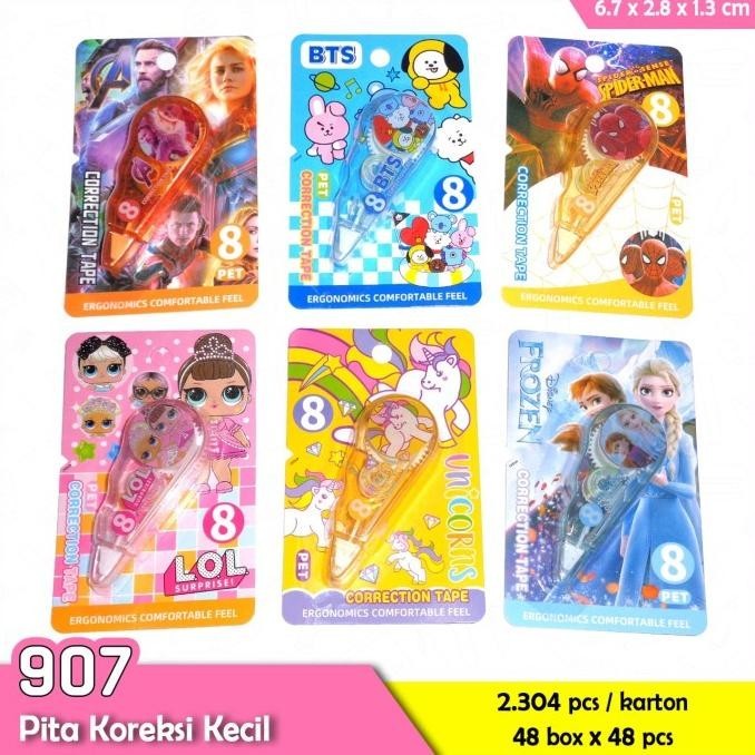 

correction tape (tip x) 8m karakter Disney satuan