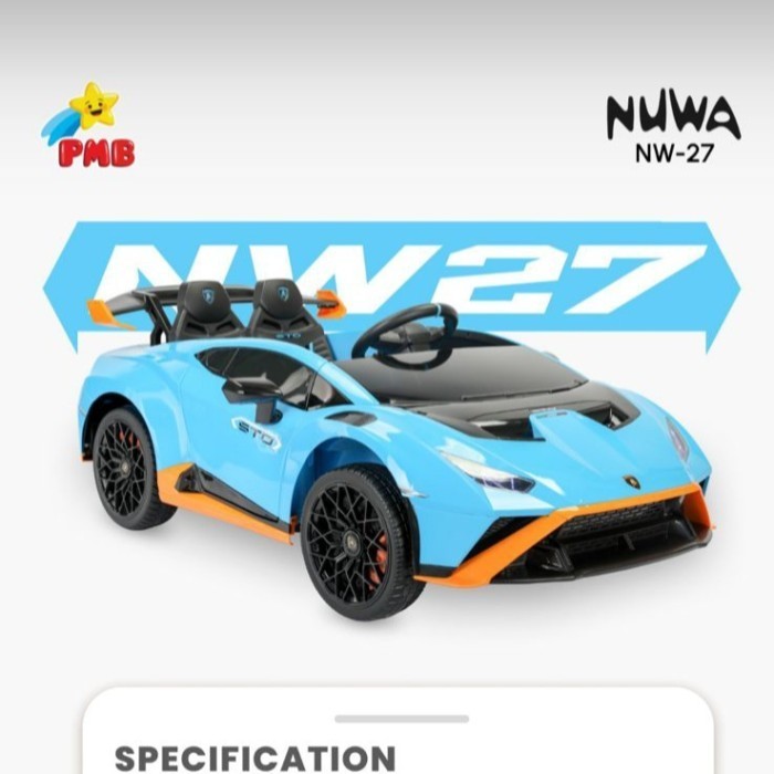 Masih Ada Mobil Aki Anak Lamborghini Lisensi Asli Pmb Nuwa 27 Ban Karet Aki 12V